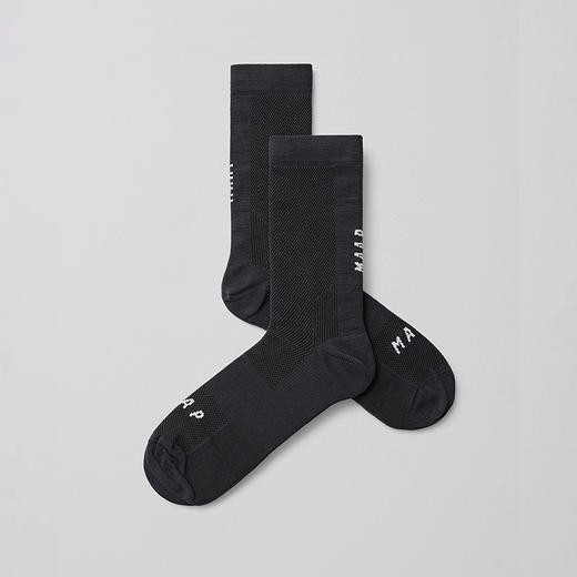 MAAP Division Mono Sock Black 骑行袜 商品图1