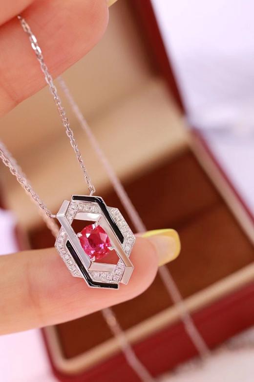 0.69ct 红宝石项链 商品图1