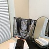 【夏季新品，轻盈时尚】休闲果冻纯色透明包 2024夏季包包 大容量女士单肩包 新款时尚托特包-QQ 商品缩略图3