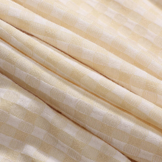 都市丽人睡衣会员精选长袖家居服针织色织格提花薄女士棉质套装LHT2L6 商品图8