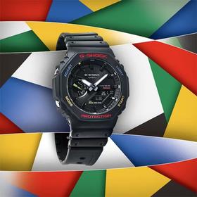 【潮流焕新 先锋出型】 CASIO卡西欧G-SHOCK八角农家橡树碳纤维核心石英机芯 男女情侣款手表GA-