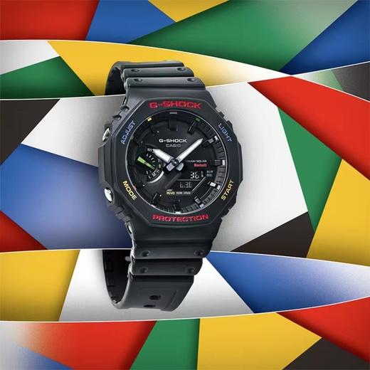 【潮流焕新 先锋出型】 CASIO卡西欧G-SHOCK八角农家橡树碳纤维核心石英机芯 男女情侣款手表GA- 商品图0