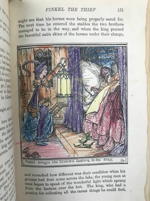 1922年 安德鲁·朗格《橙色童话书》 数十幅精美插图 精装32开 商品图11