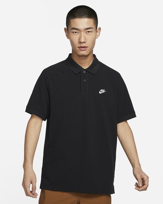 Nike耐克 Club 男子宽松版型短袖翻领T恤FN3895-010 商品图0