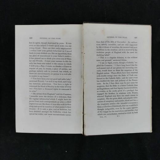 1824年 司各特《奈杰尔的命运》（全2卷） 全真皮精装大32开 商品图6