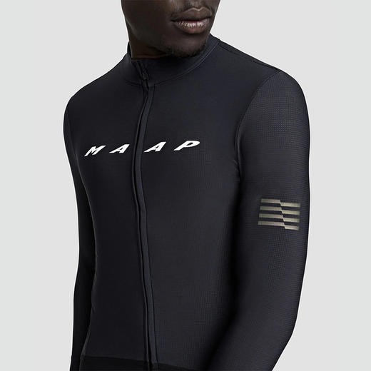 MAAP Evade Thermal LS Jersey Black 男士长袖加绒骑行服 商品图4