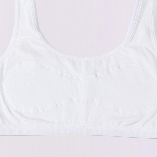 都市丽人内衣少女优选一阶少女文胸棉质超薄文胸背心式无排扣无钢圈BBT2Q2 商品图7