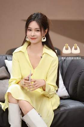 沈梦辰同款 意式珐琅工艺耳环