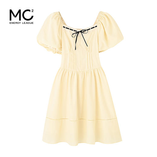 女装方领短袖连衣裙-91086Q4224312 商品图0