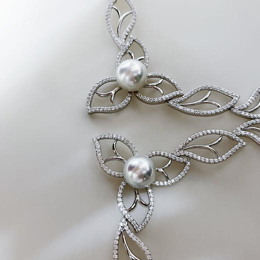 CLASSIC系列 925银镶南洋珍珠 项链 商品图0