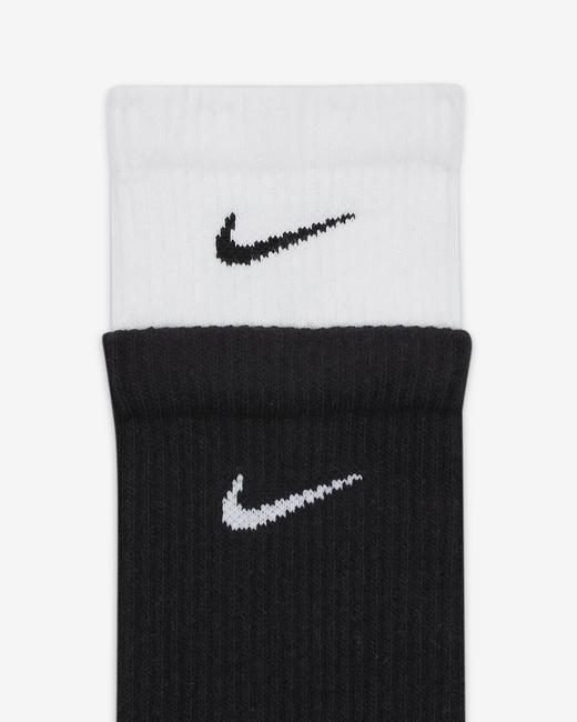 Nike耐克 Everyday Plus 舒适速干中筒训练袜（1 双）DD2795-011 商品图3