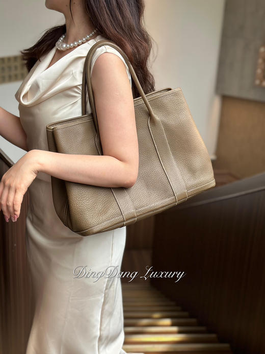 爱马仕 garden 花园36 大象灰 全皮 手提包 商品图1