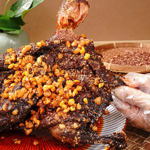 【掌柜辣椒铺】川味特产，成都特色黑秘鸭，酱香味，火锅味，香辣味三种口味 商品图6