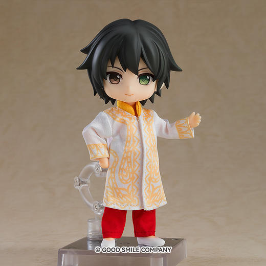 【GSC现货】粘土娃 服装套组 World Tour 印度 BOY 白色/红色 商品图3