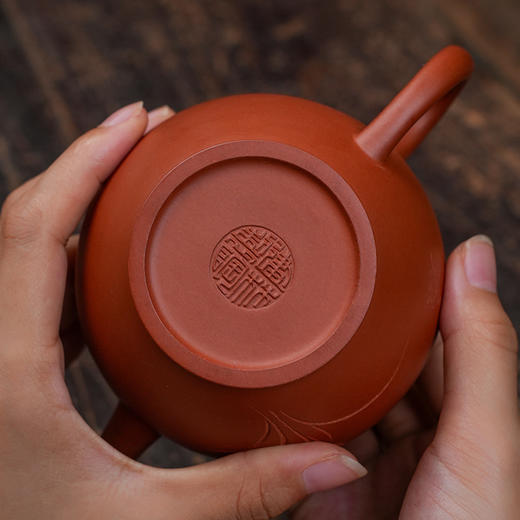 汤建林 3号蕴之壶 原矿小红泥 宜兴紫砂原矿茶壶紫砂壶功夫茶泡茶壶茶具仿古 商品图2