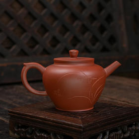 汤建林 3号蕴之壶 原矿小红泥 宜兴紫砂原矿茶壶紫砂壶功夫茶泡茶壶茶具仿古