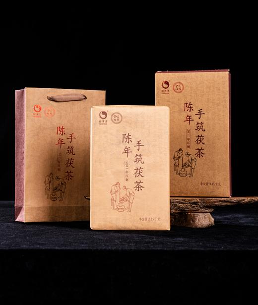 金花姑姑*陈年茯茶 茯砖茶1.15千克 商品图1