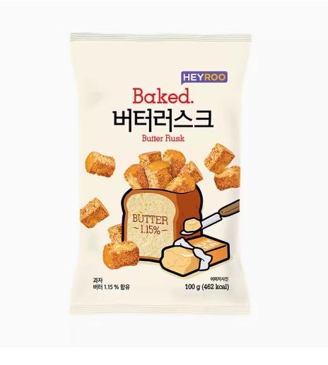 HEYROO黄油味饼干块100g 商品图0