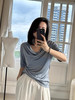 桑醋酸荡领tee 商品缩略图3