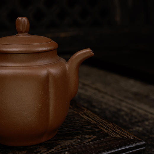 严伟敏 秋葵壶壶 宜兴紫砂原矿茶壶紫砂壶功夫茶泡茶壶茶具仿古 商品图2