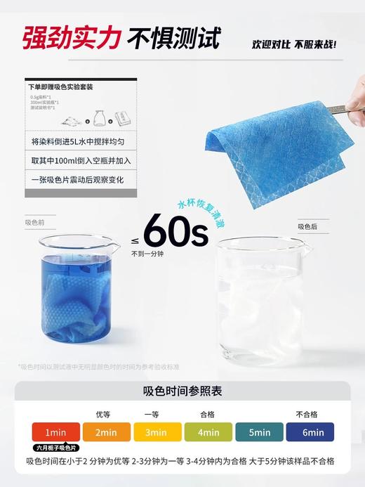 【限时加赠一盒 实际39.9元到手6盒】到手300片！！！六月栀子吸色片行业的制定标准，洗衣界的天花板！盒马、山姆超市、立白等指定工厂！！！ 商品图1