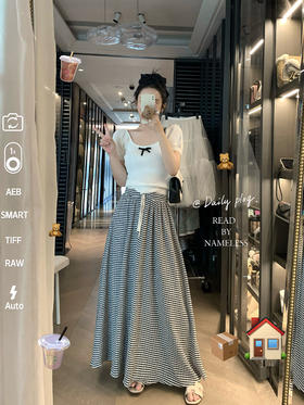 Read Nameless /乖乖蝴蝶结公主袖+黑白压皱懒人裙