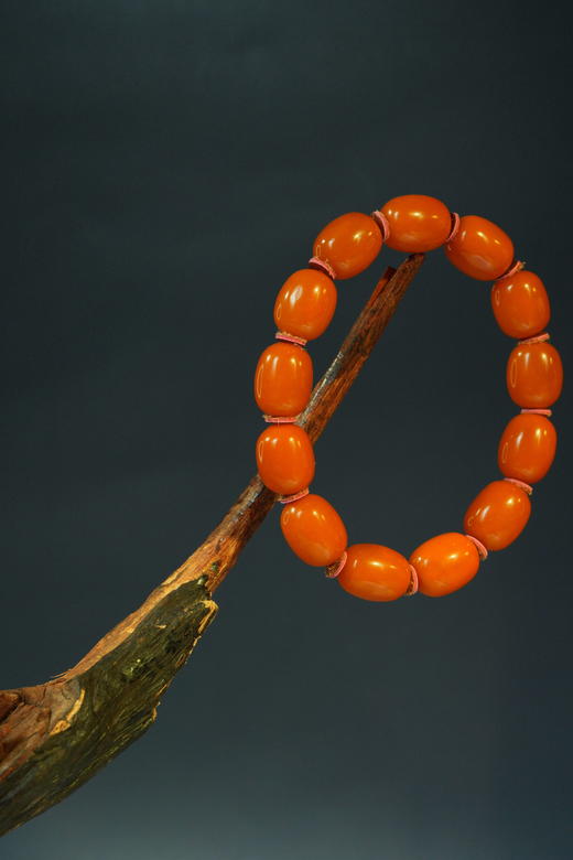 【古典浪漫蜜蜡节】-33号<素心>回流枣珠手串 商品图1