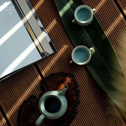 问鼎汝瓷莲舟共染三入套装 商品图1