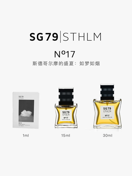 SG79｜N17 EDP 如梦如烟 [ 斯德哥尔摩的盛夏_ 浓香 ] 商品图2