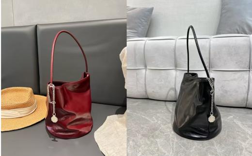 【门店同款】ENJOY常卖慵懒时尚水桶手提腋下包 158493870 商品图0