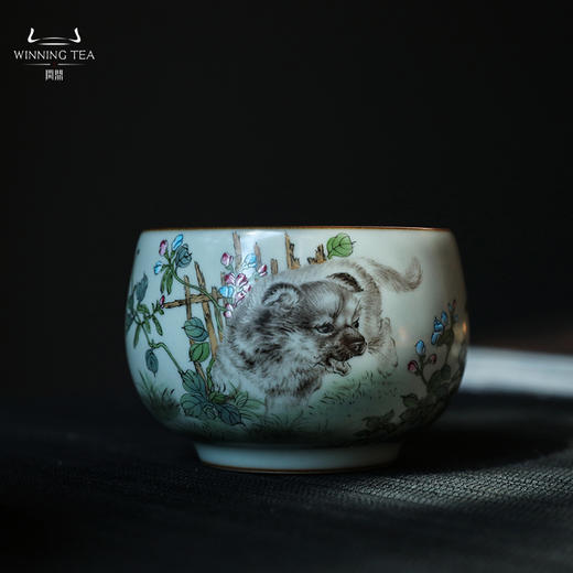 问鼎鼎峰柴窑容华杯（篱落景盛） 商品图3