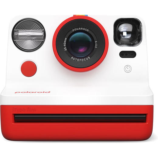 宝丽来（Polaroid）Now 2拍立得相机内置闪光灯 USB-C 充电 Now 第二代 红白色 拍立得【官方标配 无相纸】 商品图0