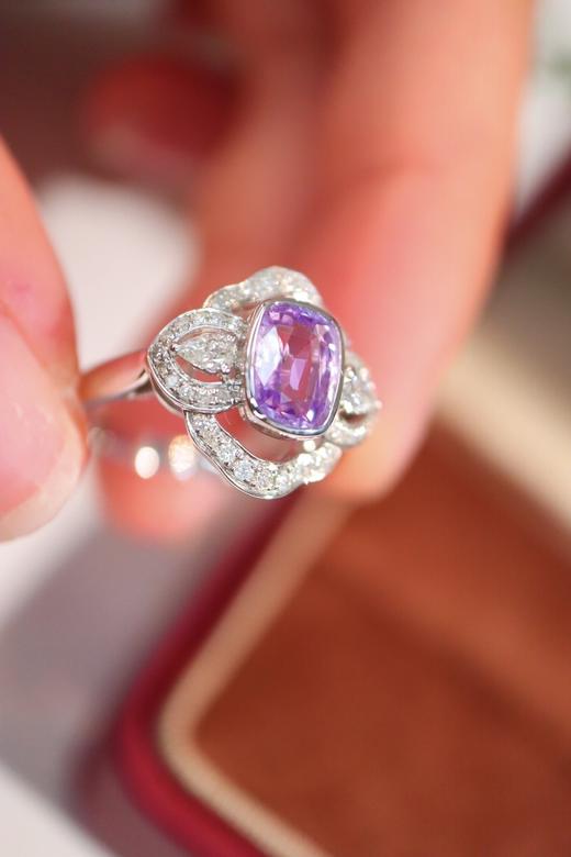 1.33ct 蓝宝石戒指 商品图3