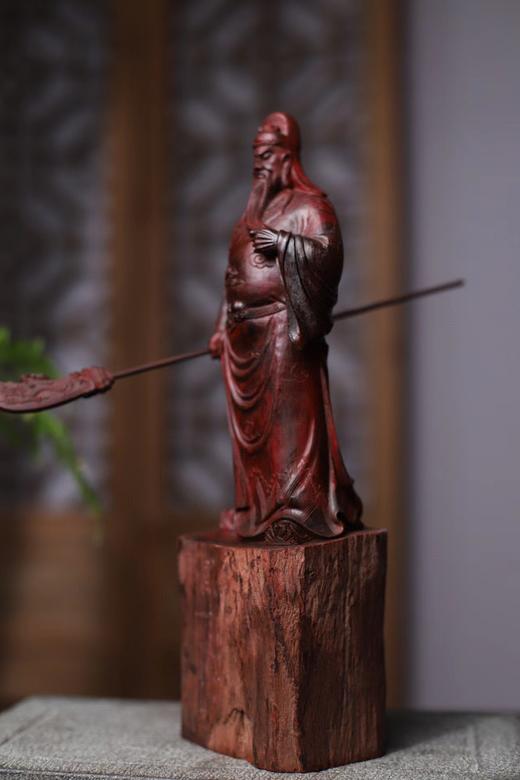武财神/关公°小叶紫檀拆房老料摆件 商品图5