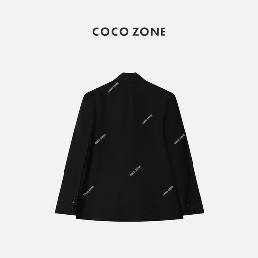 COCO ZONE 女士时尚黑色气质西装外套 23C18269 商品图1