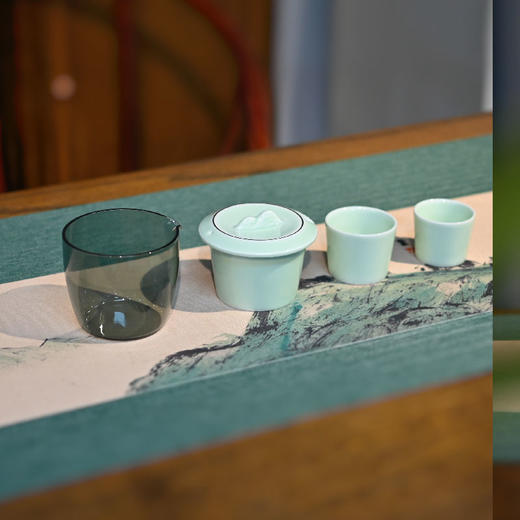 羽诗制造出品 畅快山野旅行茶具茶叶罐礼盒套装 商品图1