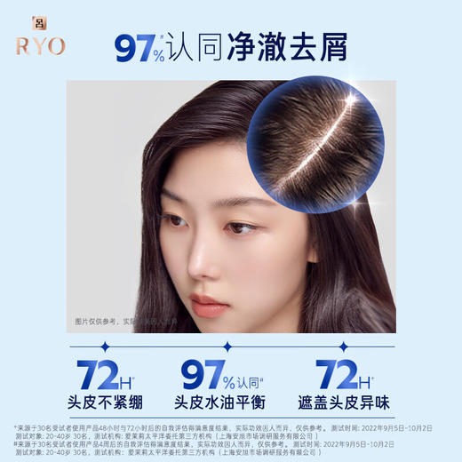 吕（Ryo）舒爽清润净澈去屑洗发水 400ml 商品图2