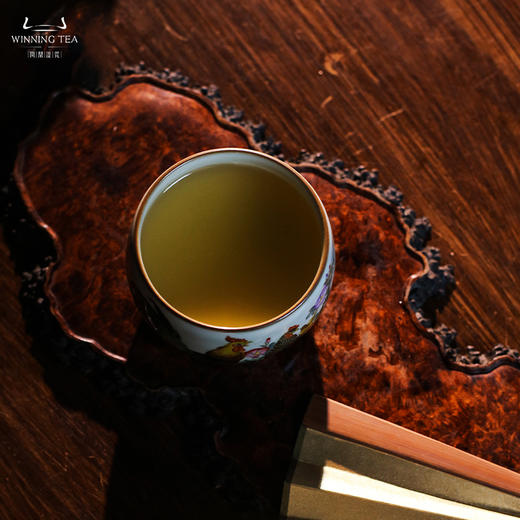 问鼎鼎峰柴窑天青华容杯(闻鸡起舞) 商品图3