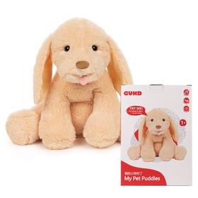 美国 Baby Gund狗狗声动小狗布丁毛绒玩偶玩具 送儿童女友生日礼物 1岁+