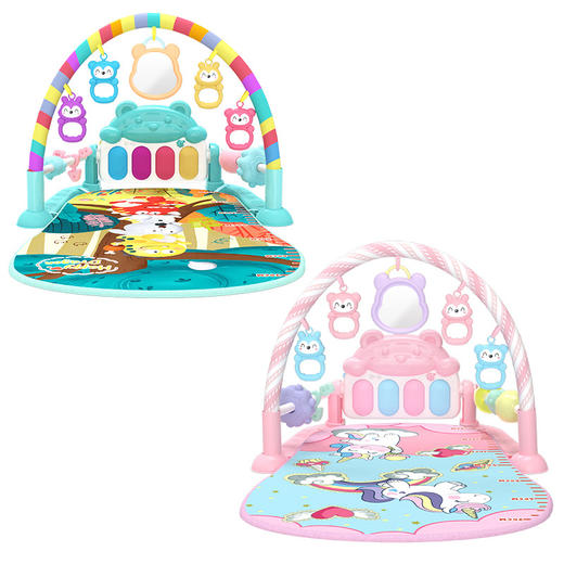 抖音同款脚踏钢琴婴儿健身架新生幼4宝宝躺着玩玩具0-3岁 商品图4