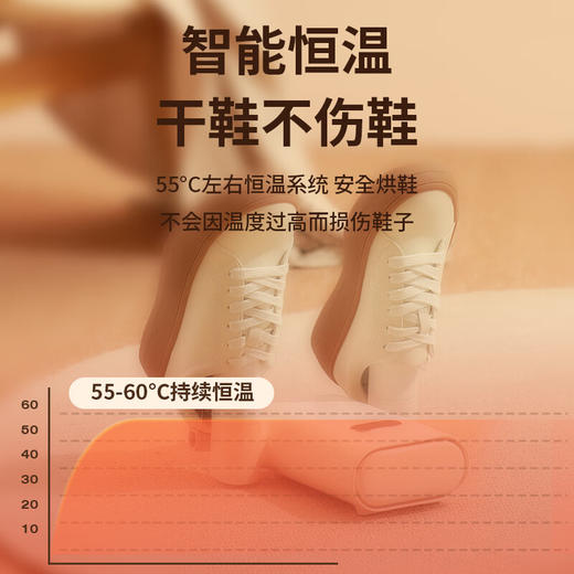 向物（SOTHING）热风烘鞋器pro DSHJ-S-2212A 紫光杀菌除臭烘鞋机家用 鞋子烘干机 干鞋机烘鞋神器暖鞋烤鞋器烘干鞋机 【标准版】5档定时关机 商品图3