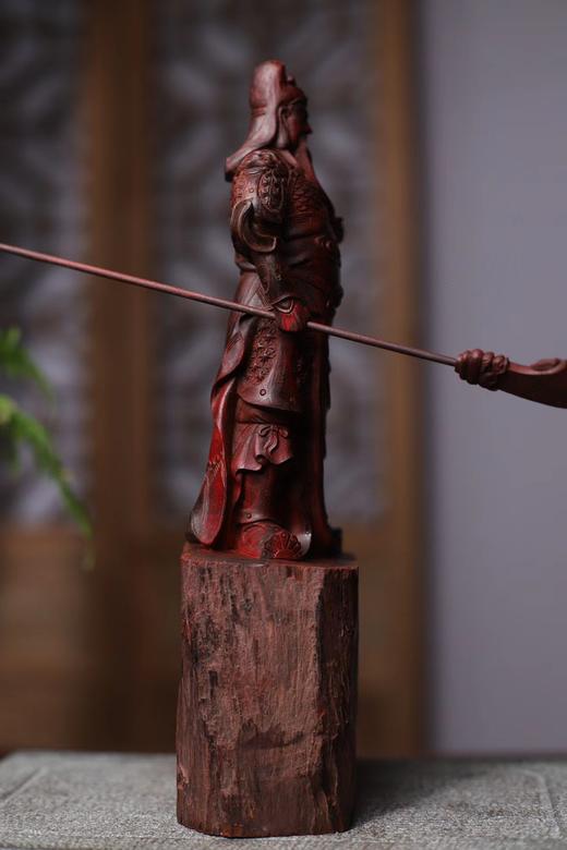 武财神/关公°小叶紫檀拆房老料摆件 商品图3