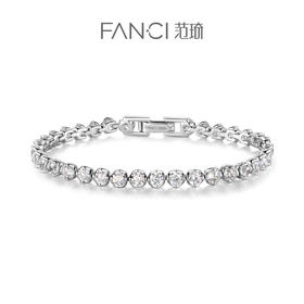 【明星同款】【随心满镶手链】Fanci范琦银饰女Tennis轻奢小众设计高级感2024新款 下单赠精美礼盒+顺丰速运+运费险