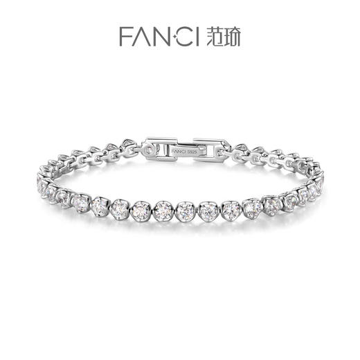 【明星同款】【随心满镶手链】Fanci范琦银饰女Tennis轻奢小众设计高级感2024新款 下单赠精美礼盒+顺丰速运+运费险 商品图0