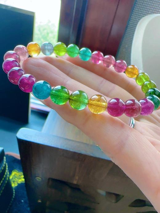 15.55g 7.3mm碧玺手链 商品图7