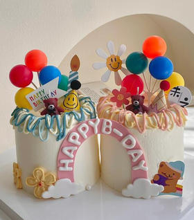 龙凤胎生日蛋糕