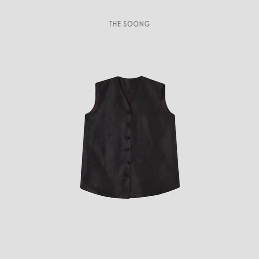 THESOONG/波尔图 25姆米100%桑蚕丝纯植物染香云纱马甲休闲裤套装HBMJ4306/HBKZ4307 商品图1