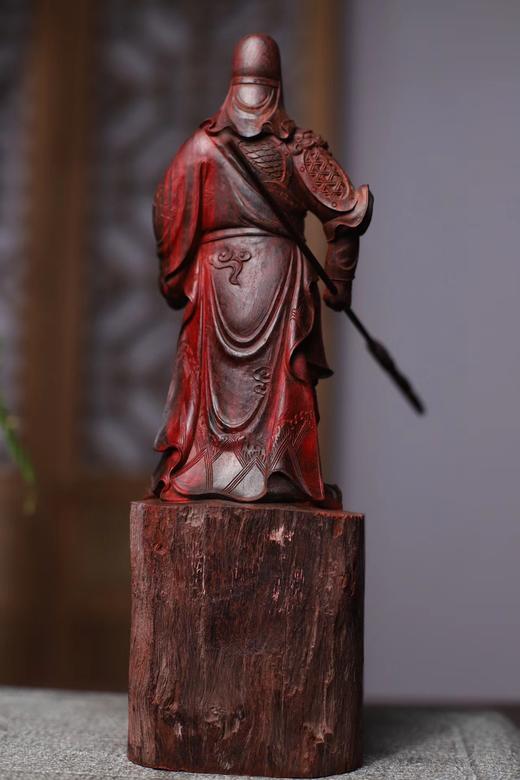 武财神/关公°小叶紫檀拆房老料摆件 商品图2