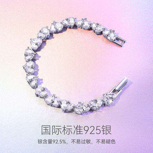 【相伴满镶手链】Fanci范琦银饰女Tennis网球链925银原创设计送女友 下单赠精美礼盒+顺丰速运+运费险 商品图2