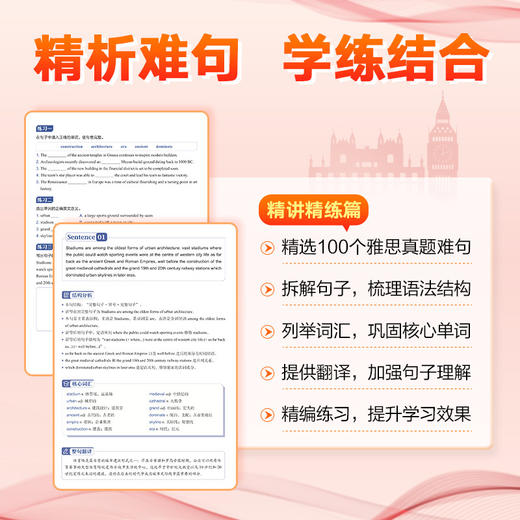 雅思长难句精讲精练 商品图3